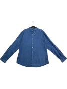JECKERSON CAMICIA OXFORD BUTTON-DOWN BLU DA UOMO XL