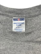 JERZEES GRAPHIC T SHIRT SPORTSWEAR ΓΚΡΙ UNISEX PRE OWNED S