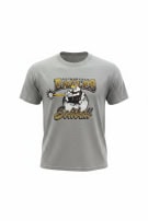JERZEES GRAPHIC TEE ATHLETIC ΓΚΡΙ UNISEX PRE OWNED L