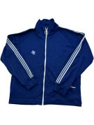 JOE NAMATH BY FRANKLIN TRACK JACKET VINTAGE SPORTSWEAR NAVY UOMO PRE OWNED M