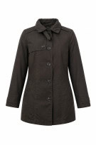 WOOL RICH   ΠΑΛΤΟ ΜΙΝΙΜΑΛ ΚΑΦΕ ΓΥΝΑΙΚΕΙΟ PRE OWNED S