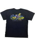 JOLIGOLF T-Shirt Vintage "Phuket Patong Beach" Μαύρο Unisex Size L