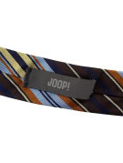 JOOP CRAVATTA CLASSICA A RIGHE MARRONE NAVY UOMO PRE OWNED