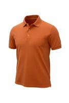 JOOP POLO SHIRT MINIMAL RUST ORANGE MENS PRE OWNED M