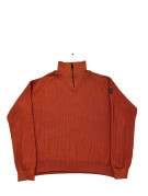JOOP MAGLIONE MEZZA ZIP CLASSIC RUGGINE UOMO PRE OWNED L