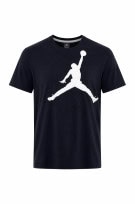 JORDAN GRAPHIC TEE BLACK MEN PRE OWNED L