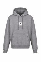 JORDAN FELPA CON CAPPUCCIO MINIMAL GRIGIO UOMO PRE OWNED S