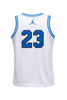 JORDAN BASKETBALL JERSEY RETRO WHITE MALE PRE OWNED S