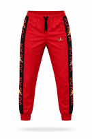 JORDAN PANTALONI SPORTIVI SPORTIVO ROSSO UOMO PRE OWNED L