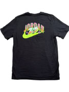 JORDAN T-SHIRT JUMPMAN LOGO ΜΑΥΡΟ UNISEX M