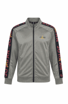 JORDAN TRACK JACKET GRAPHIC GREY MEN PRE OWNED L