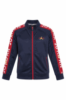 JORDAN TRACK JACKET STREETWEAR NAVY RED MEN PRE OWNED M
