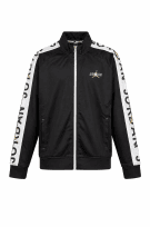 JORDAN TRACK JACKET ATHLETIC BLACK WHITE MEN PRE OWNED L