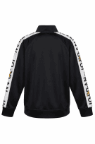 JORDAN TRACK JACKET ATHLETIC BLACK WHITE MEN PRE OWNED L