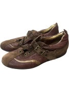 JUST CAVALLI SNEAKERS RETRO ΚΑΦΕ UNISEX PRE OWNED EU40