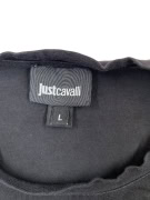 JUST CAVALLI T-SHIRT SKULL GRAPHIC PRINT ΜΑΥΡΟ ΑΝΔΡΙΚΟ L