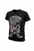 JUST CAVALLI T-SHIRT SKULL GRAPHIC PRINT ΜΑΥΡΟ ΑΝΔΡΙΚΟ L
