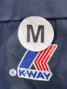 K WAY WINDBREAKER CLASSIC NAVY UNISEX PRE OWNED M