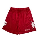 Kappa Pantaloncini sportivi da uomo con logo vintage rossi M