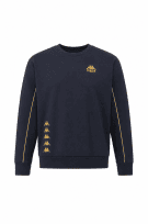 KAPPA CREWNECK ATHLETIC NAVY UOMO PRE OWNED M