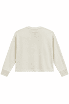 KAPPA FELPA GIROCOLLO MINIMAL OFF WHITE UOMO PRE OWNED M