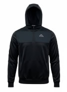 KAPPA FELPA CON CAPPUCCIO STILE VINTAGE LOGO NERO UOMO L