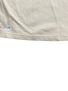 Kappa Felpa Vintage con Logo Ricamato Ecru Unisex M