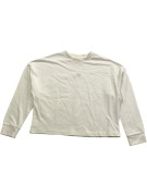 Kappa Felpa Vintage con Logo Ricamato Ecru Unisex M