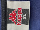 90s KAPPA HOODIE STREETWEAR BLUE BLACK MEN PRE OWNED XL