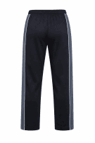 90s KAPPA PANTALONI TRACK MODERNI NERO E GRIGIO UOMO PRE OWNED M