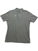 Kappa Polo Μπλούζα Casual Retro Λογότυπο Γκρι Ανδρικό XL