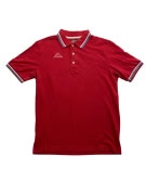 Kappa Polo Μπλούζα Κόκκινη με Ριγέ Λεπτομέρειες Ανδρική L