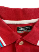 Kappa Polo Μπλούζα Κόκκινη με Ριγέ Λεπτομέρειες Ανδρική L