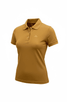 Kappa Polo Maglietta Logo Senape Donna Medium