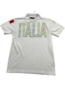KAPPA POLO SHIRT VINTAGE ITALIA LOGO WHITE ΑΝΔΡΙΚΟ L