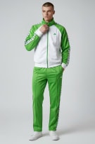 KAPPA COMPLETO TUTA VINTAGE CON NASTRO LOGATO VERDE/BIANCO UNISEX L
