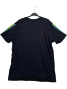 KAPPA T-SHIRT ΜΕ ΡΙΓΑ ΛΟΓΟΤΥΠΟ ΜΑΥΡΟ ΑΝΔΡΙΚΟ XL-2XL