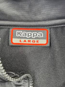 Kappa Track Jacket Logo Μαύρο Γκρι Unisex L