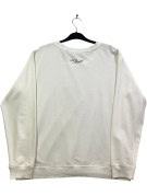 KARL LAGERFELD FELPA STREETWEAR ECRU WOMAN PRE OWNED