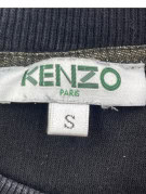 KENZO ΦΟΥΤΕΡ CREWNECK ΚΕΝΤΗΜΕΝΟ ΜΑΥΡΟ UNISEX PRE OWNED S