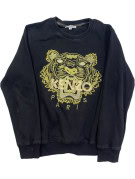 KENZO ΦΟΥΤΕΡ CREWNECK ΚΕΝΤΗΜΕΝΟ ΜΑΥΡΟ UNISEX PRE OWNED S