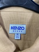KENZO Πουκάμισο Vintage με Λογότυπο Καφέ Ανδρικό 44