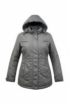 KLEPPER HOODED JACKET MINIMAL GREY WOMENS PRE OWNED S