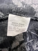 Krizia Jeans Παντελόνι Γυναικείο Pattern Μαύρο/Γκρι L