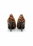 LA BOTTINE SOURIANTE DECOLLETE ANIMAL PRINT MARRONE DONNA PRE OWNED No 36