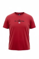 LA MARTINA ΜΠΛΟΥΖΑΚΙ T-SHIRT ΜΕ ΛΟΓΟΤΥΠΟ BUENOS AIRES ΚΟΚΚΙΝΟ UNISEX XL