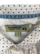 LA MARTINA Camicia Limited Edition Mykonos Ricamata Bianca da Donna S