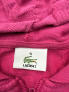 LACOSTE ΑΜΑΝΙΚΟ HOODIE ΦΟΡΕΜΑ ΦΟΥΞΙΑ – SIZE S