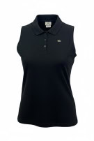 LACOSTE ΑΜΑΝΙΚΟ ΠΟΛΟ MINIMAL ΜΑΥΡΟ ΓΥΝΑΙΚΕΙΟ PRE OWNED L