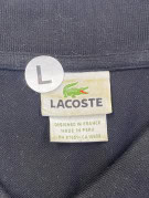 LACOSTE ΑΜΑΝΙΚΟ ΠΟΛΟ MINIMAL ΜΑΥΡΟ ΓΥΝΑΙΚΕΙΟ PRE OWNED L